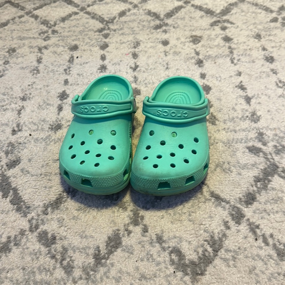 COPY - Teal crocs